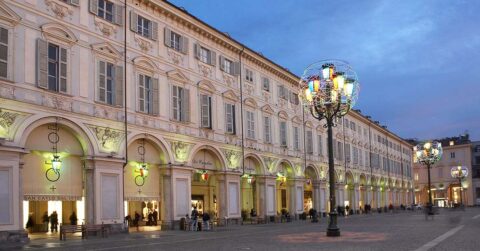 tende in piazza san carlo