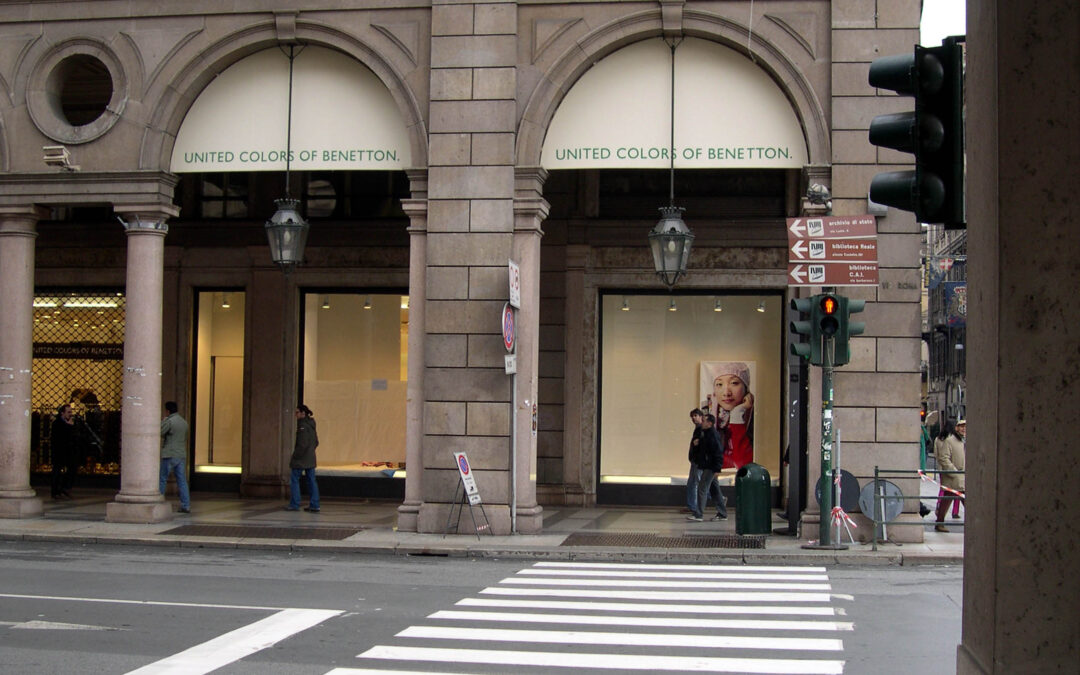Tende per Benetton a Torino