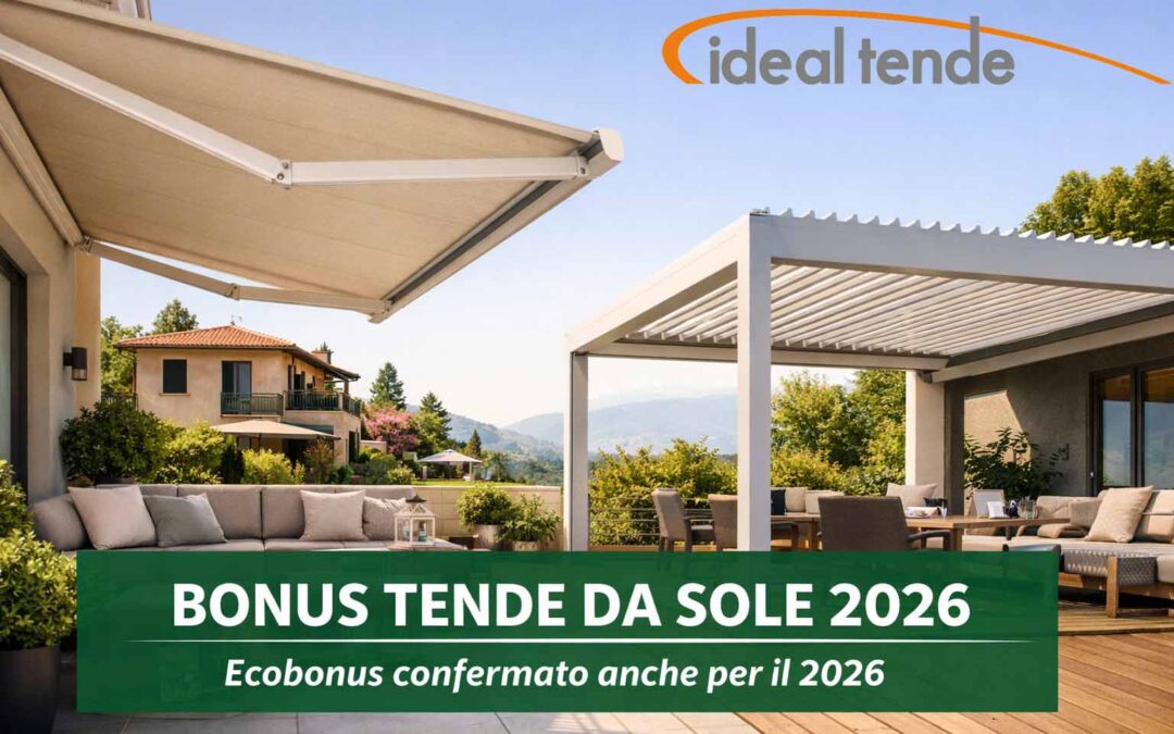 Bonus tende da sole 2026